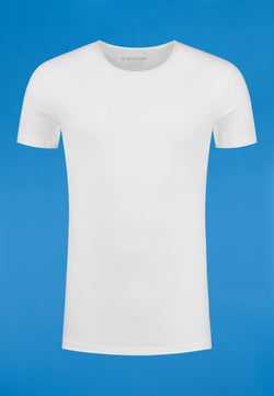 BODYFIT T-shirt O-neck - White