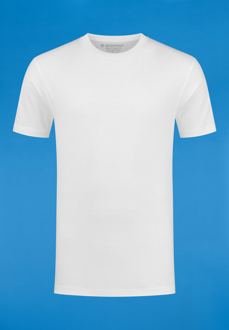 Classic Fit 2 pack T shirt O hals Wit