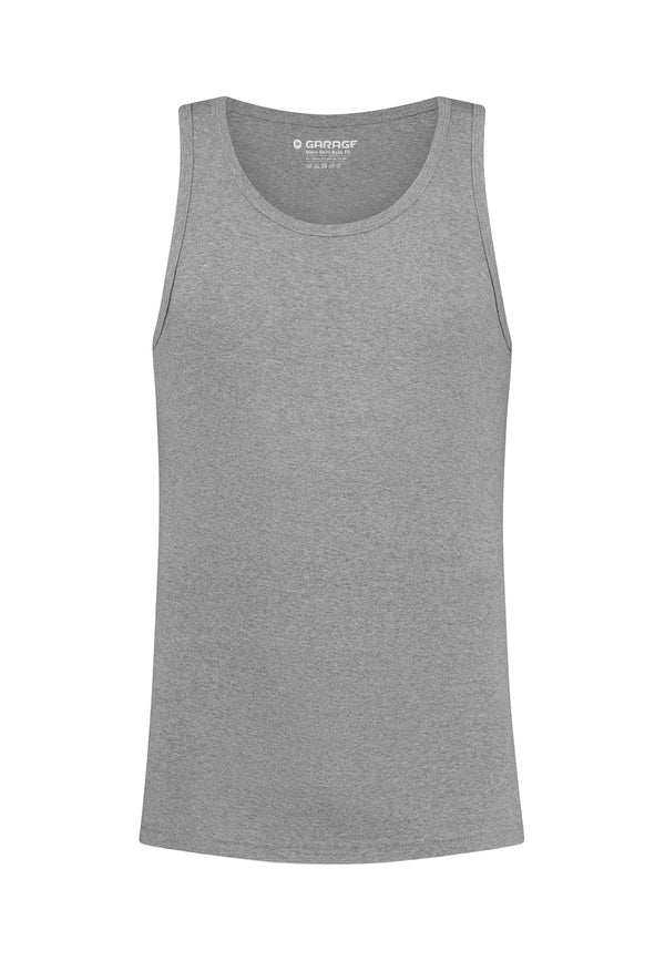 SEMI BODYFIT Singlet - Grijs Mélânge                                