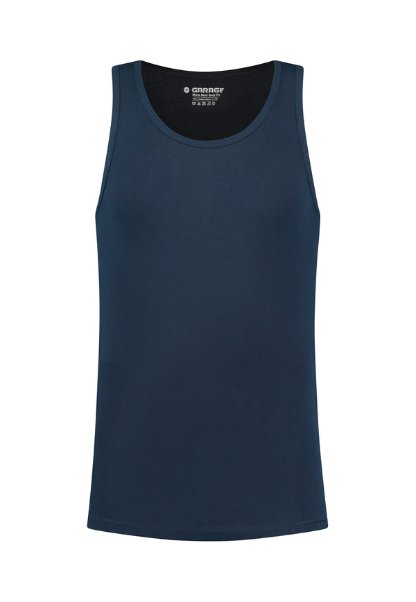 SEMI BODYFIT Singlet - Navy