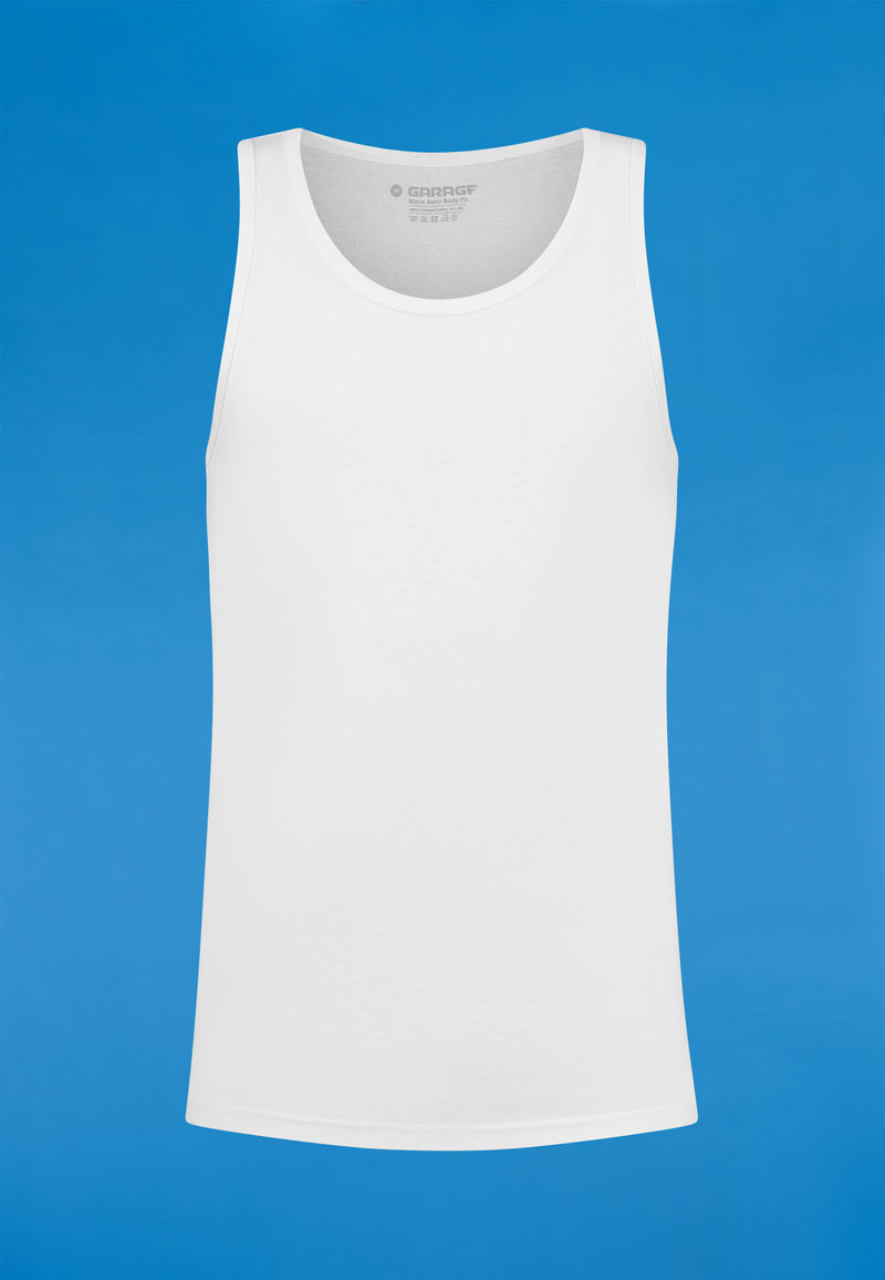 SEMI BODYFIT Singlet - Wit