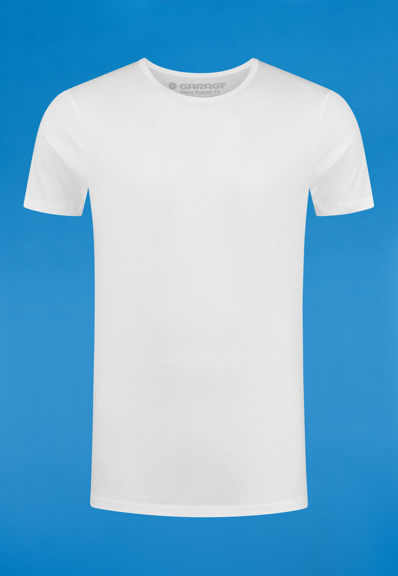 REGULAR FIT 2-pack T-shirt O-neck - White