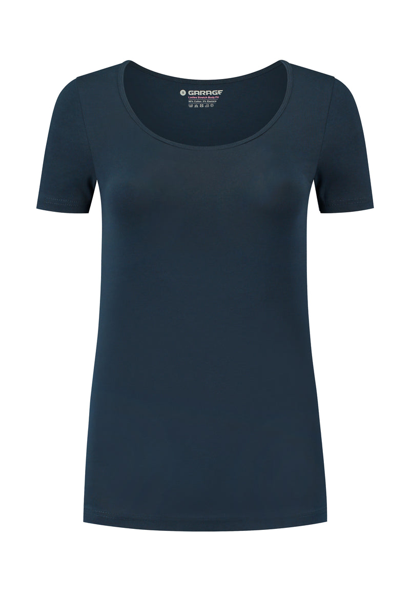 Womens BODYFIT T-shirt O-neck - Navy