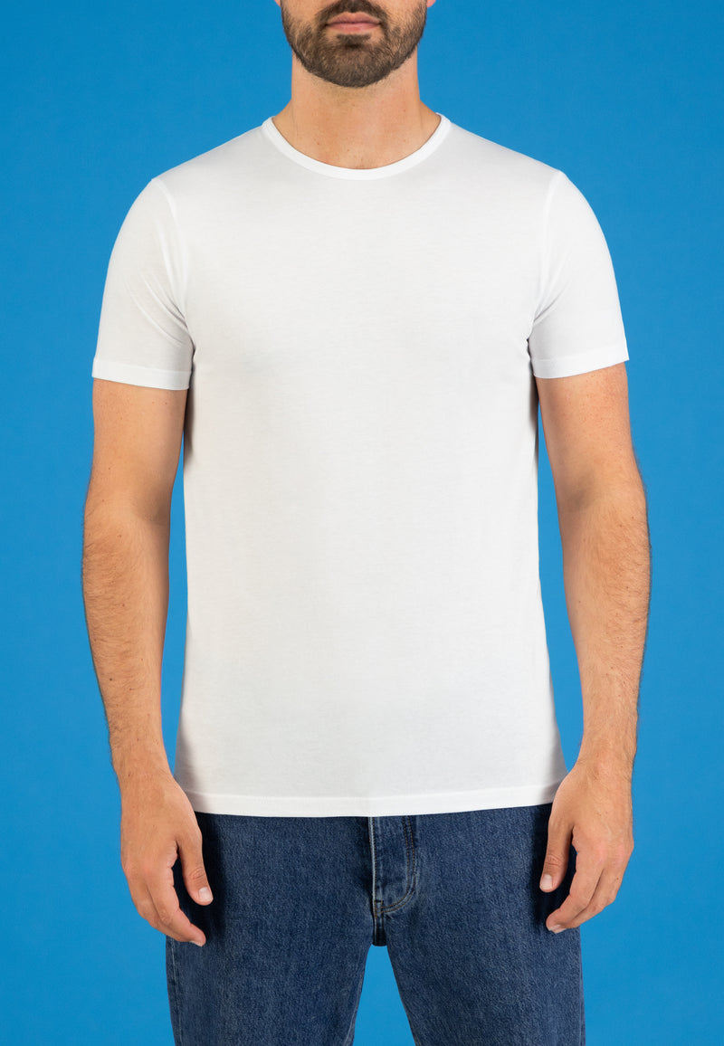 REGULAR FIT 2-pack T-shirt O-neck - White